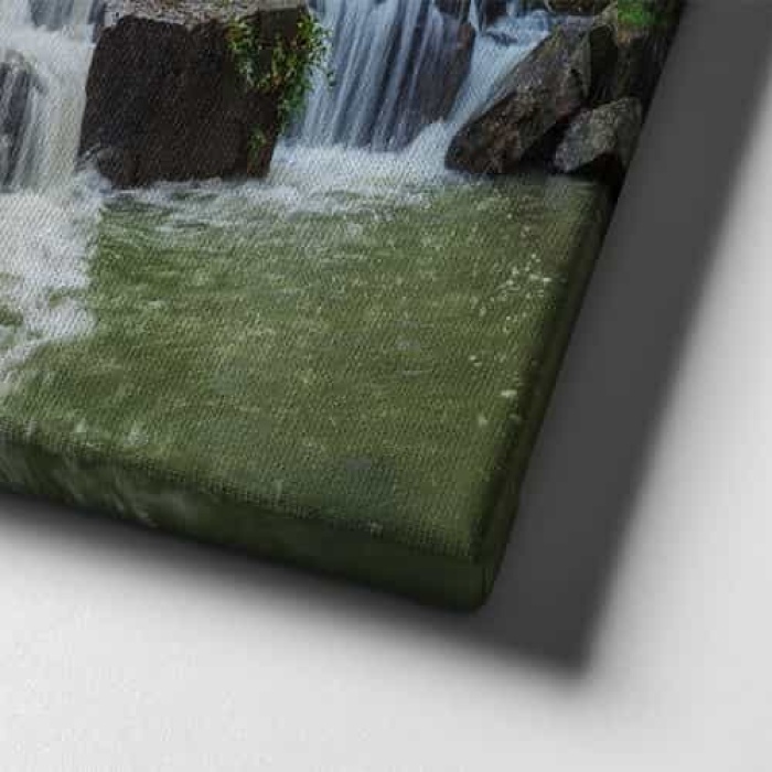 Selale Manzara Panoramik Kanvas Tablo