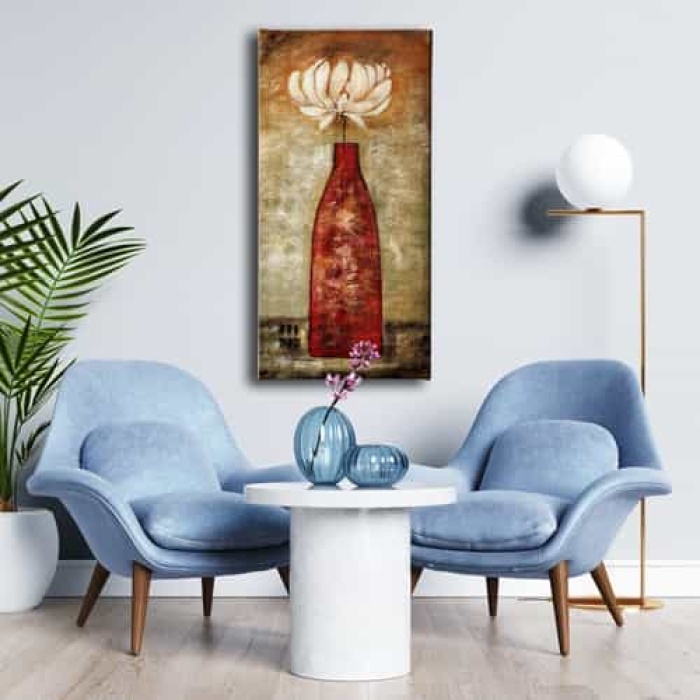 Sisede Karanfil Kanvas Tablo