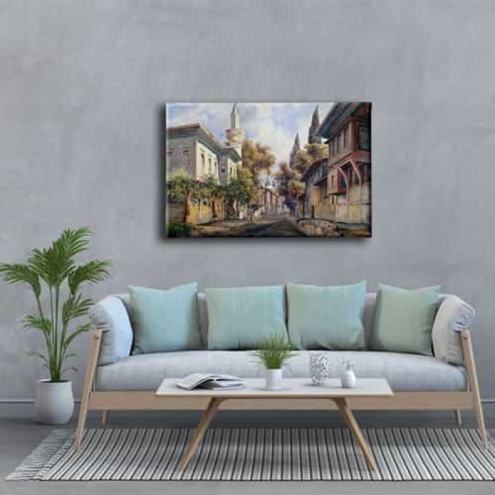 Sokak Kanvas Tablo