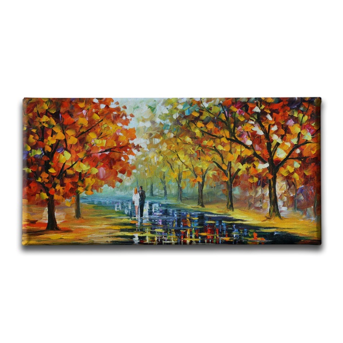 Sonbahar Panoramik Kanvas Tablo
