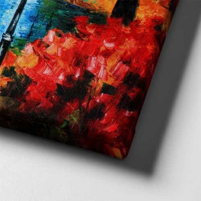 Sonbahar Yagli Boya Kanvas Tablo