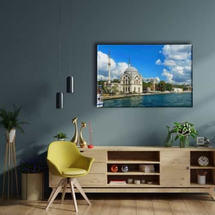 Istanbul Dolmabahce Cami Kanvas Tablo