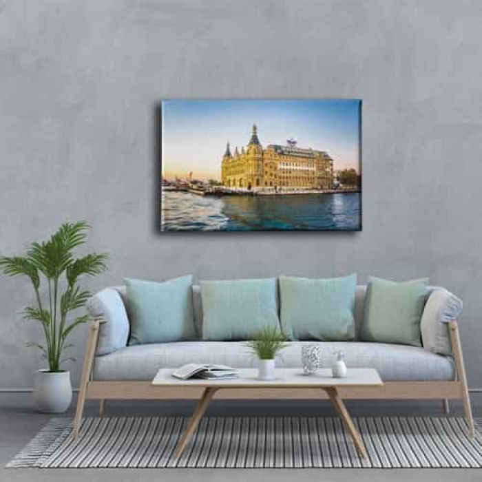 Istanbul Haydarpasa Kanvas Tablo