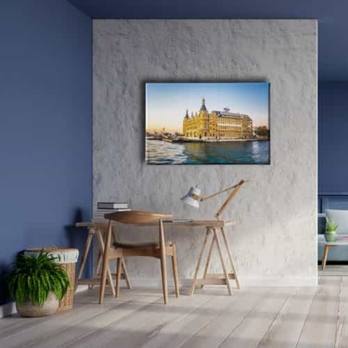Istanbul Haydarpasa Kanvas Tablo