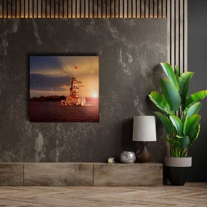 Istanbul Kiz Kulesi Canvas Tablo