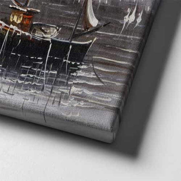 Istanbul Manzara Panoramik Kanvas Tablo