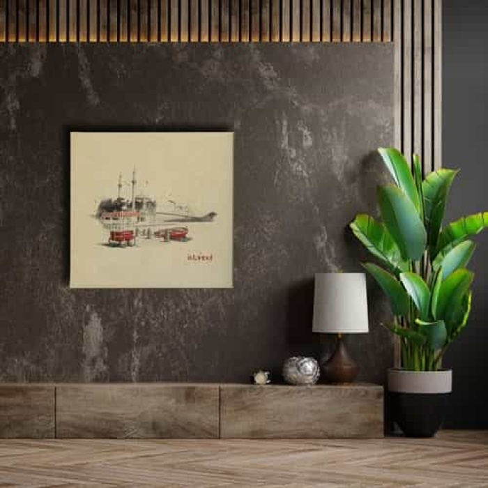 Istanbul Ortakoy Sahil  Canvas Tablo