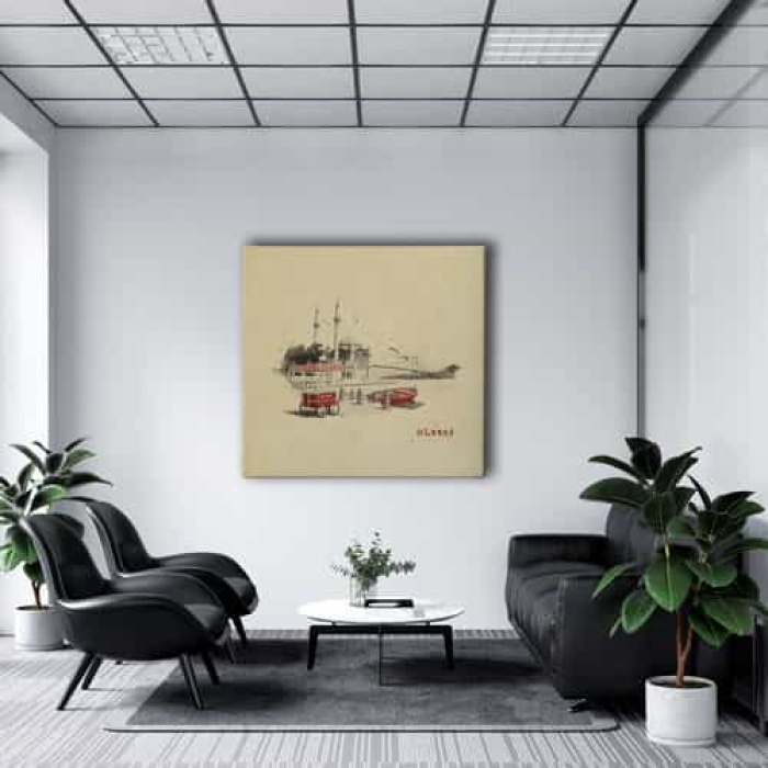 Istanbul Ortakoy Sahil  Canvas Tablo