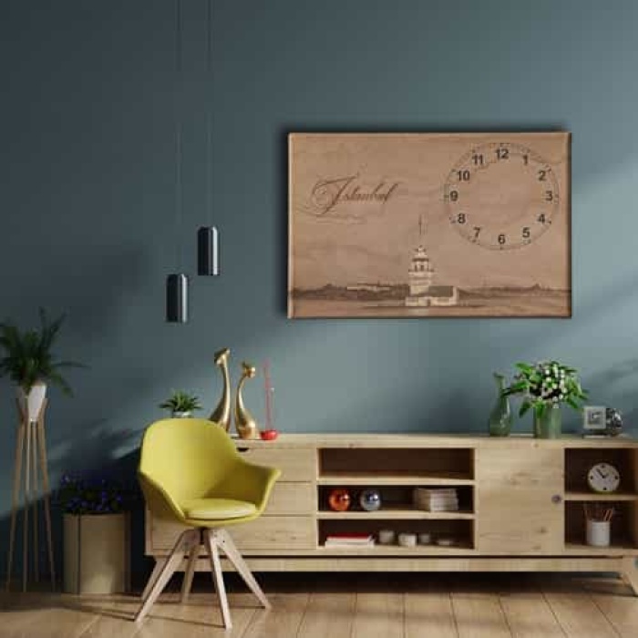 Istanbul  Saatli  Tablo