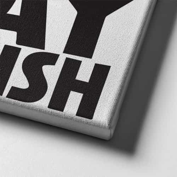 Stay Hungry Stay Foolish Canvas Tablo