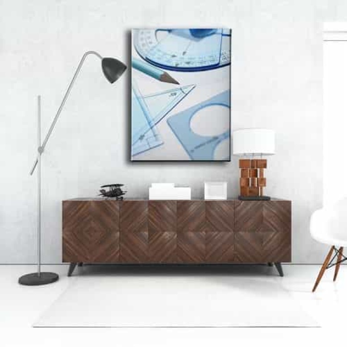 Teknik Cizim  Canvas Tablo