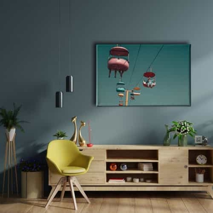 Teleferik Canvas Tablo