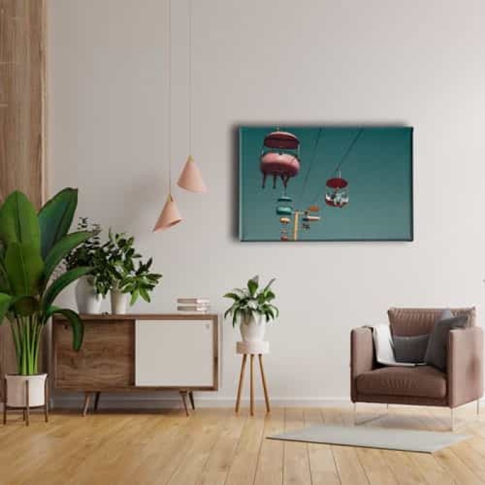 Teleferik Canvas Tablo