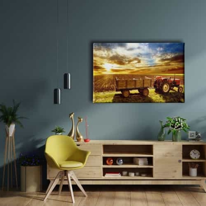 Traktor Canvas Tablo