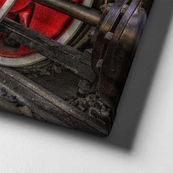 Tren Tekeri Canvas Tablo