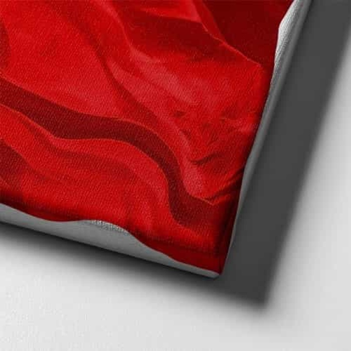 Turk Bayragi Kanvas Tablo