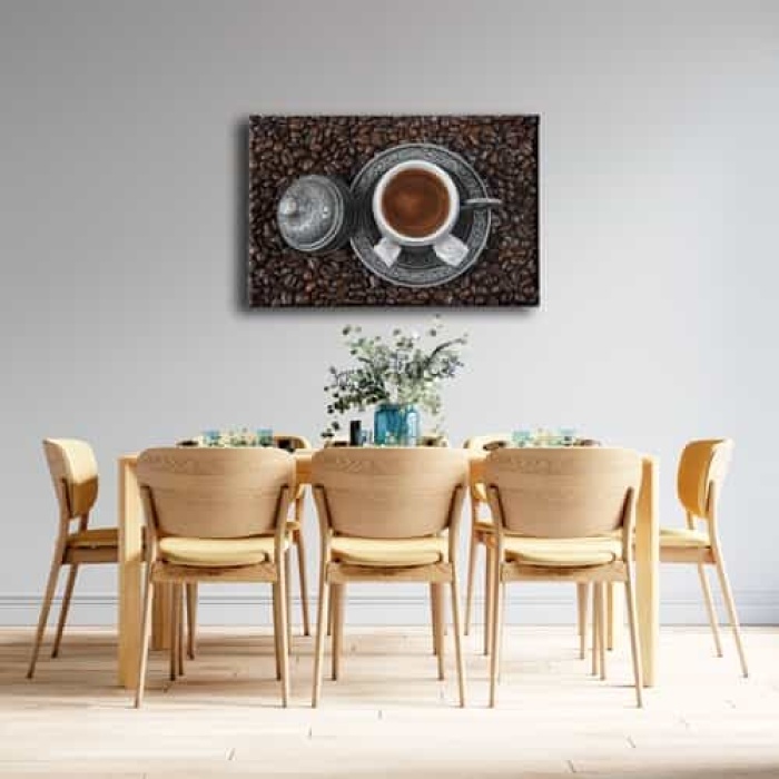 Turk Kahvesi Kanvas Tablo