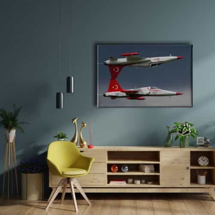 Turk Yildizlari Canvas Tablo