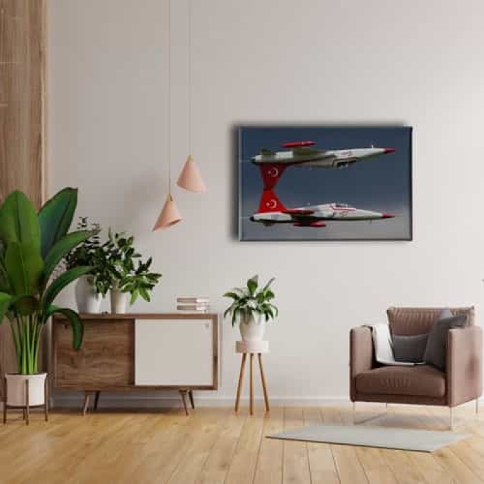 Turk Yildizlari Canvas Tablo