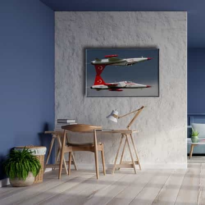 Turk Yildizlari Canvas Tablo