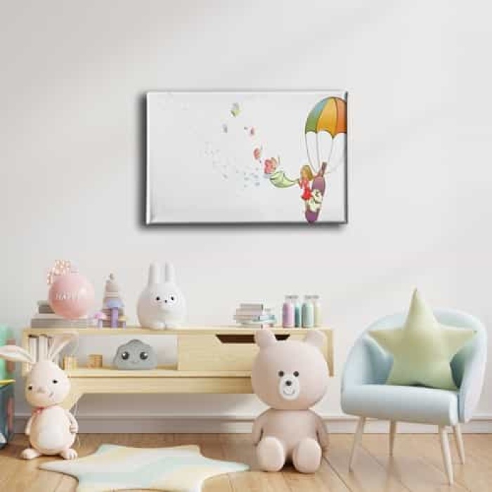 Ucan Cocuk Kanvas Tablo