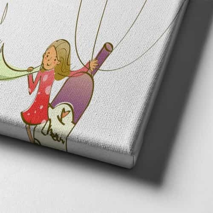 Ucan Cocuk Kanvas Tablo