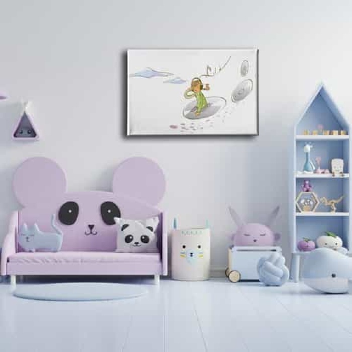 Ucan Cocuk Kanvas Tablo