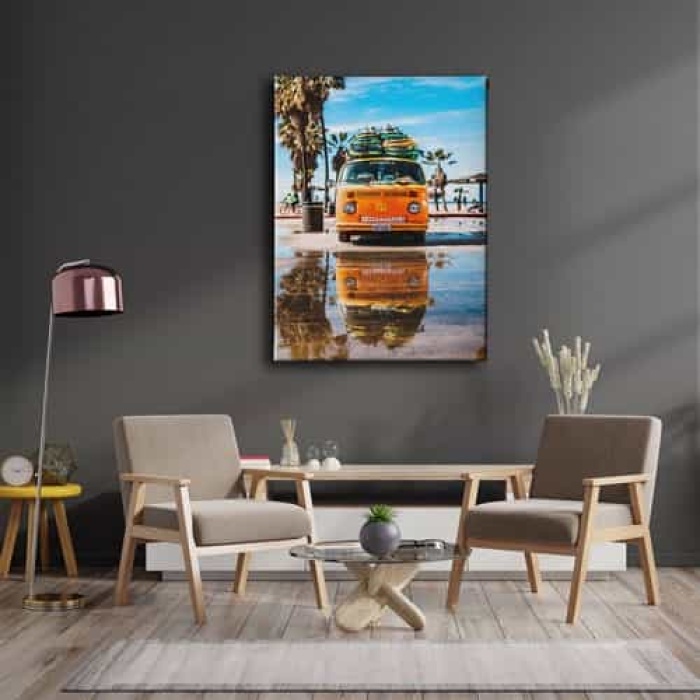 Vosvos Araba Canvas Tablo