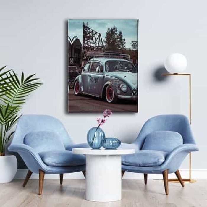 Vosvos Araba Canvas Tablo