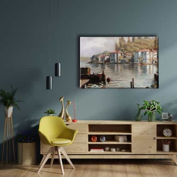 Yagli Boya Istanbul Canvas Tablo