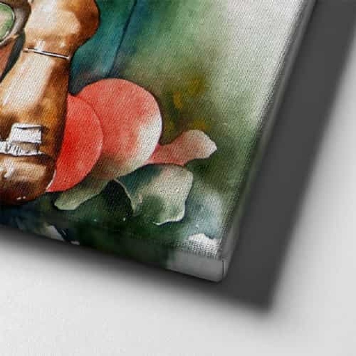 Yagli Boya Yiyecek Kanvas Tablo