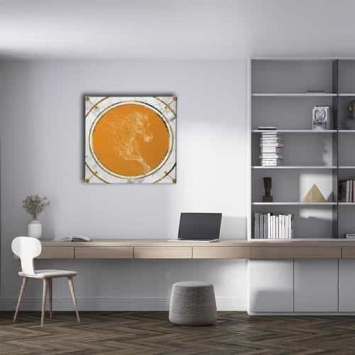 Yaldizli Canvas Tablo