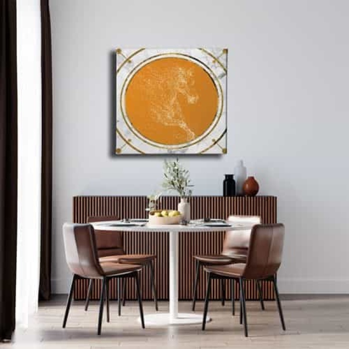 Yaldizli Canvas Tablo