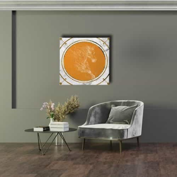 Yaldizli Canvas Tablo