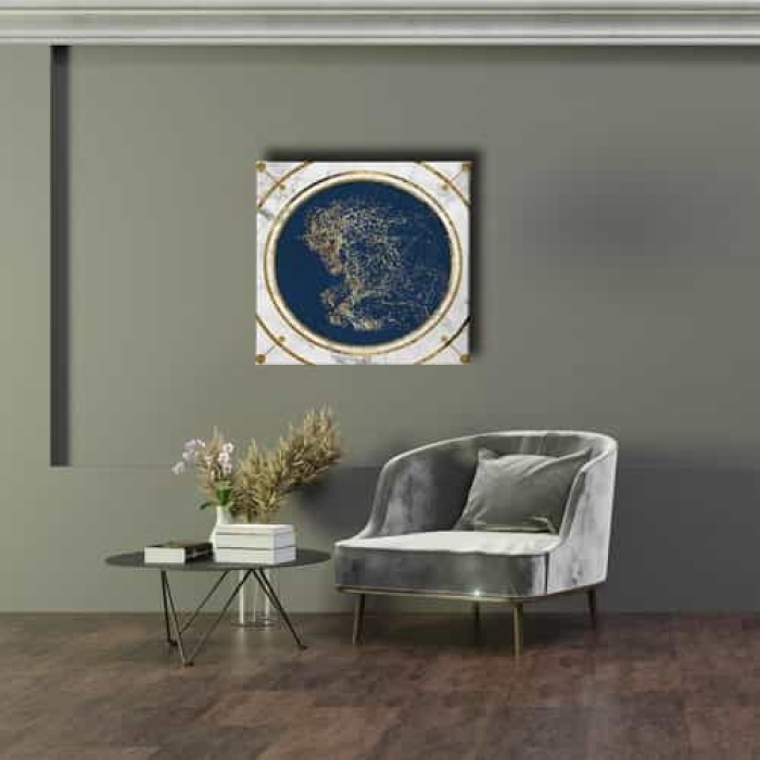 Yaldizli Canvas Tablo