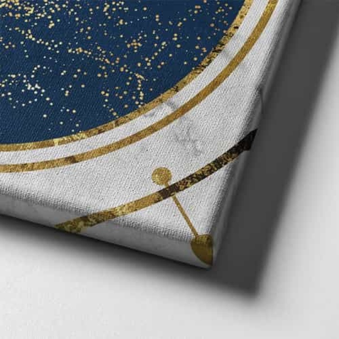Yaldizli Canvas Tablo