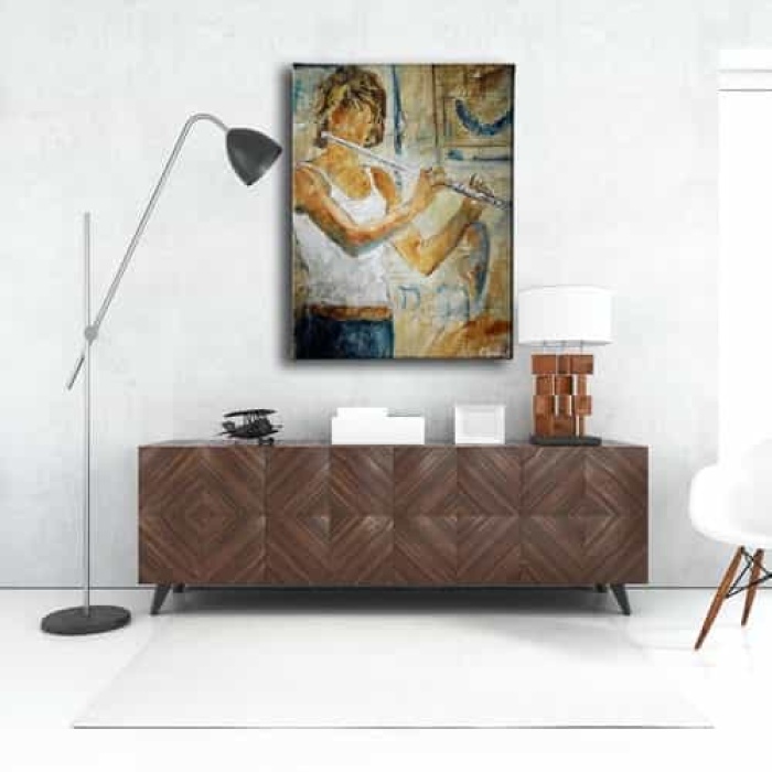 Yan Flut  Kanvas Tablo