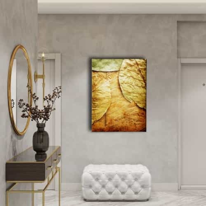 Yaprakli Kanvas  Tablo