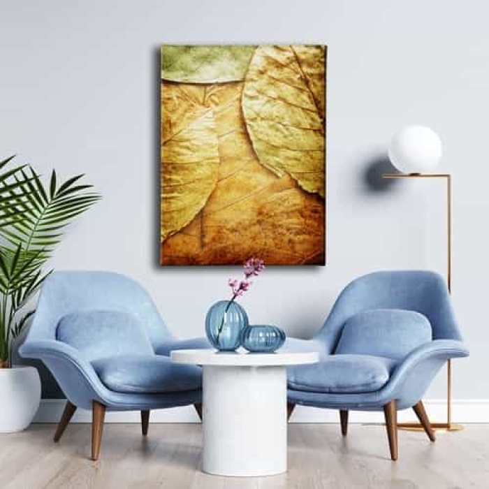 Yaprakli Kanvas  Tablo
