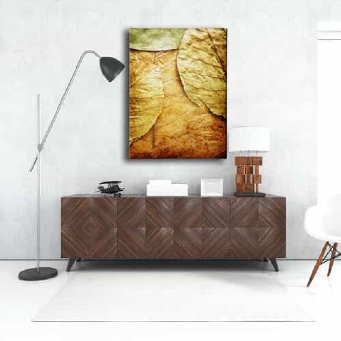 Yaprakli Kanvas  Tablo