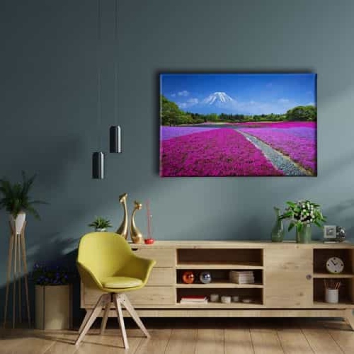 Yaz Bahcesi Manzara Tablo