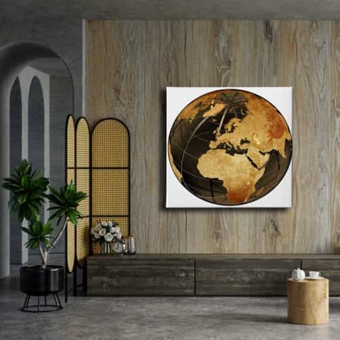 Yer Kure Canvas Tablo