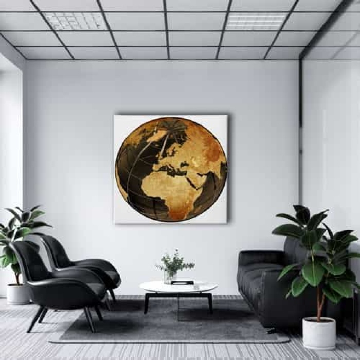 Yer Kure Canvas Tablo