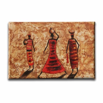 Afrikali Kadinlar  Canvas Tablo