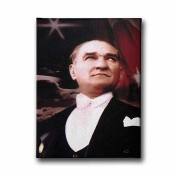 Ataturk Portresi Kanvas Tablo