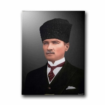Ataturk Portresi Kanvas Tablo