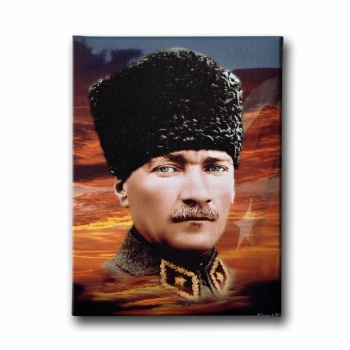 Ataturk Portresi Kanvas Tablo