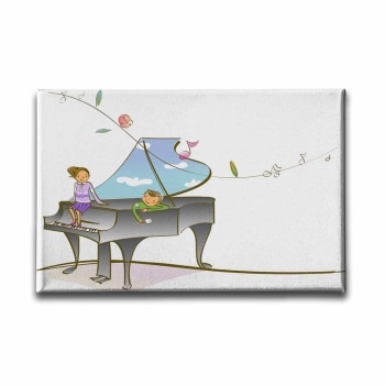 Cocuk Muzikali  Kanvas Tablo
