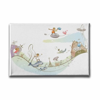 Cocuk Ruyasi  Kanvas Tablo