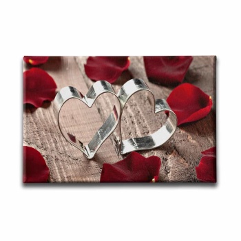 Kalp Cemberi Kanvas Tablo